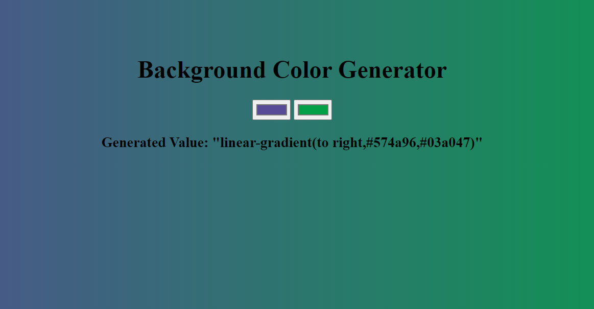 Background Color Generator
